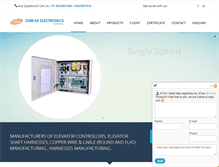 Tablet Screenshot of omkarelectronics.net
